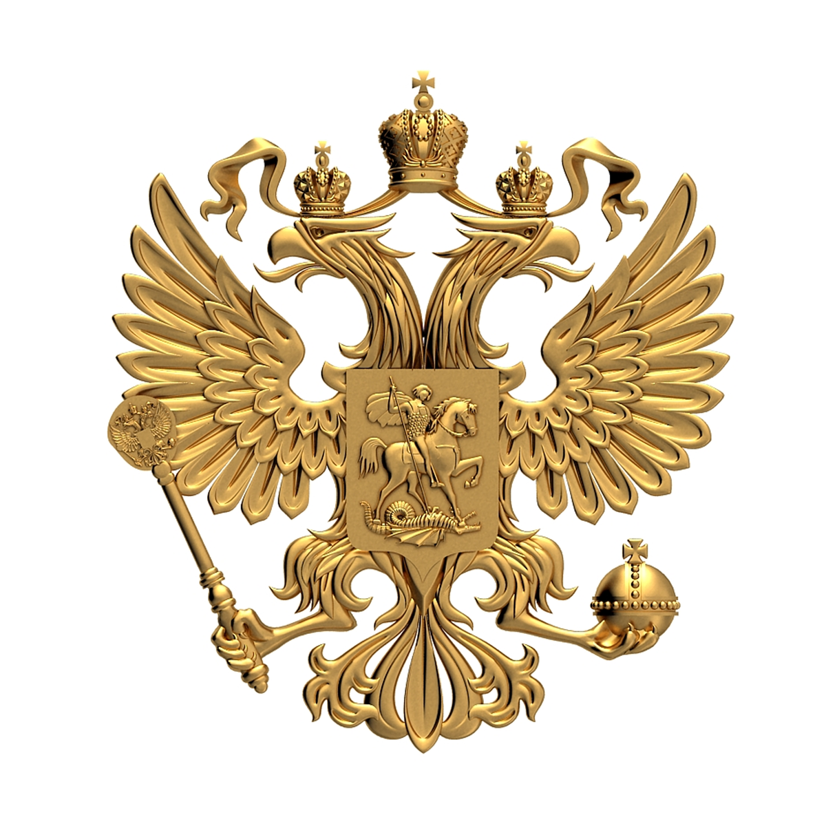 Двуглавый золотой Орел России